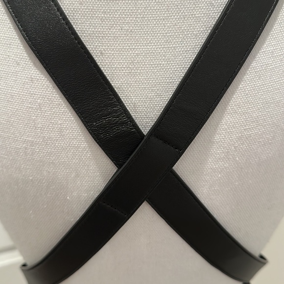 NWT Theory Yvetta Top with Leather Straps - Picture 6 of 16